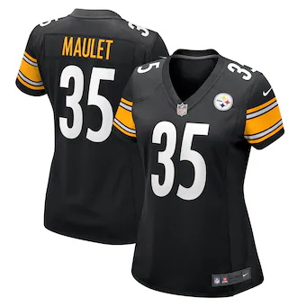 womens nike arthur maulet black pittsburgh steelers game je